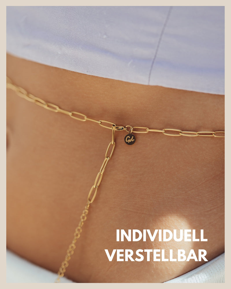Bauchkette gold verstellbare Taillenkette GOOD.designs